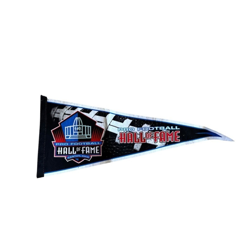 Pro Football Hall of‎ Fame Pennant Canton Ohio Logo Wall Banner NFL Fan